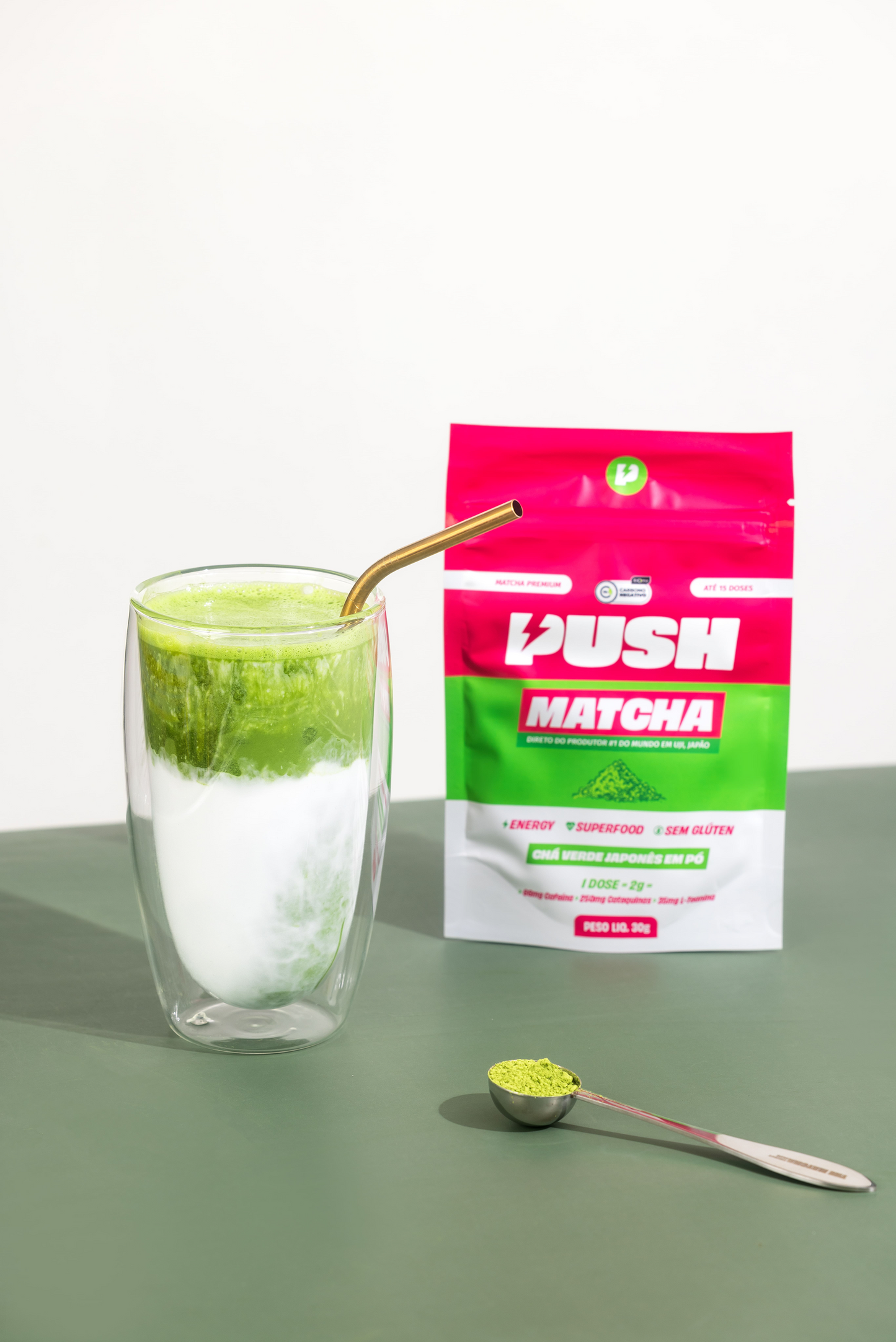 Push Matcha em Pó