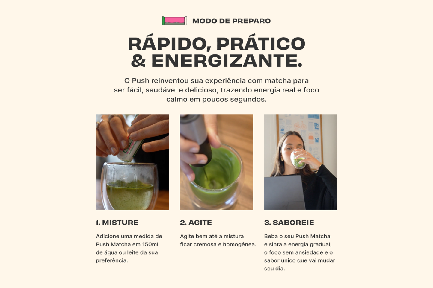 Push Matcha Latte
