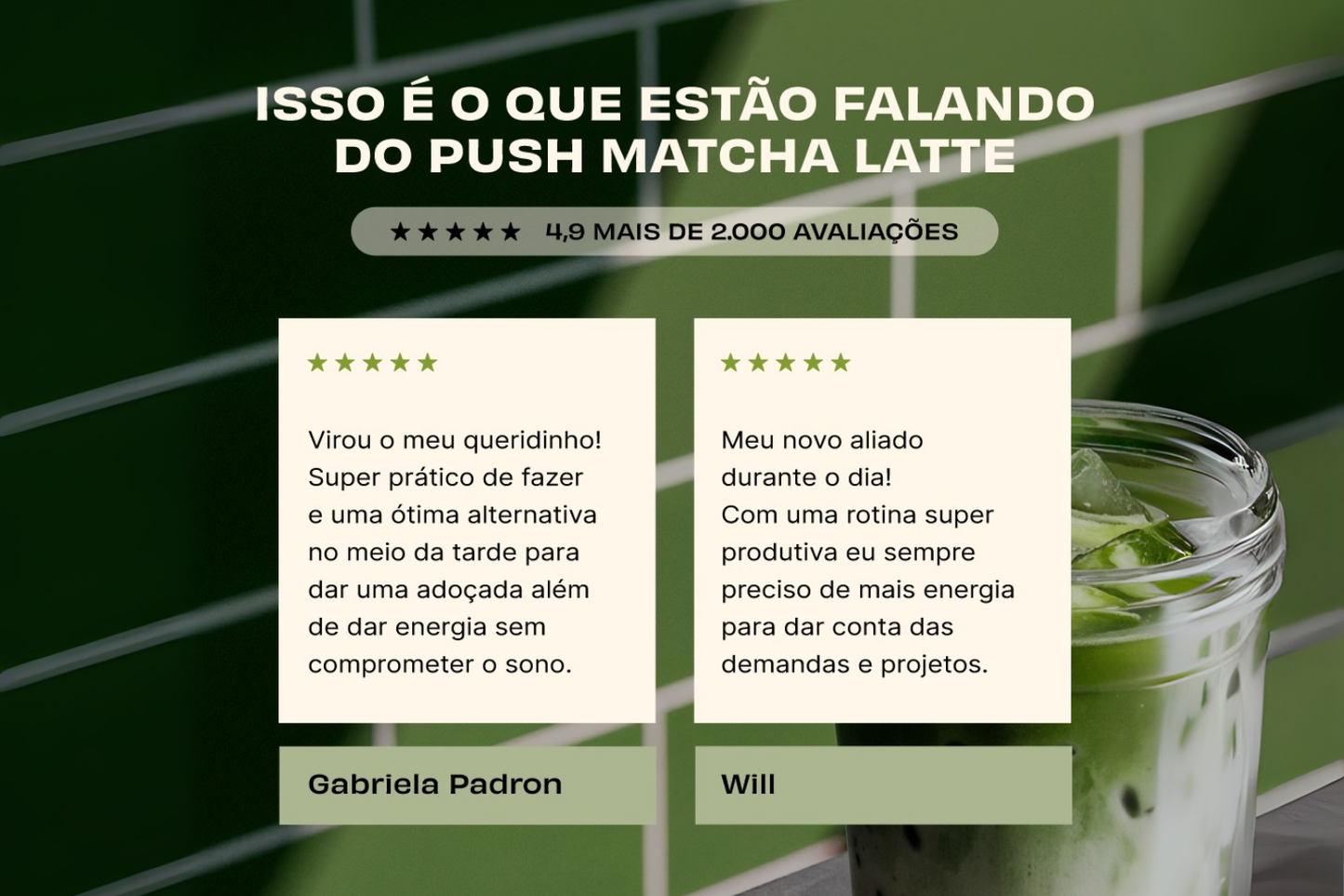 Push Matcha Latte